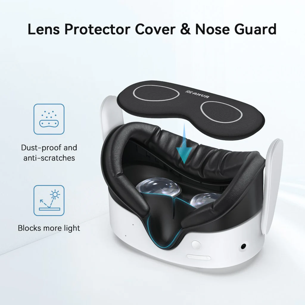 AMVR - PU Leather Facial Interface for Q3S