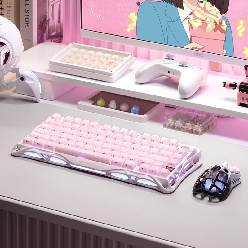 Gravastar - Sakura Pink Keyboard