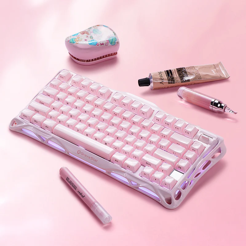 Gravastar - Sakura Pink Keyboard
