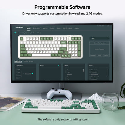 AUSDOM - 98Pro Wireless Mechanical Keyboard