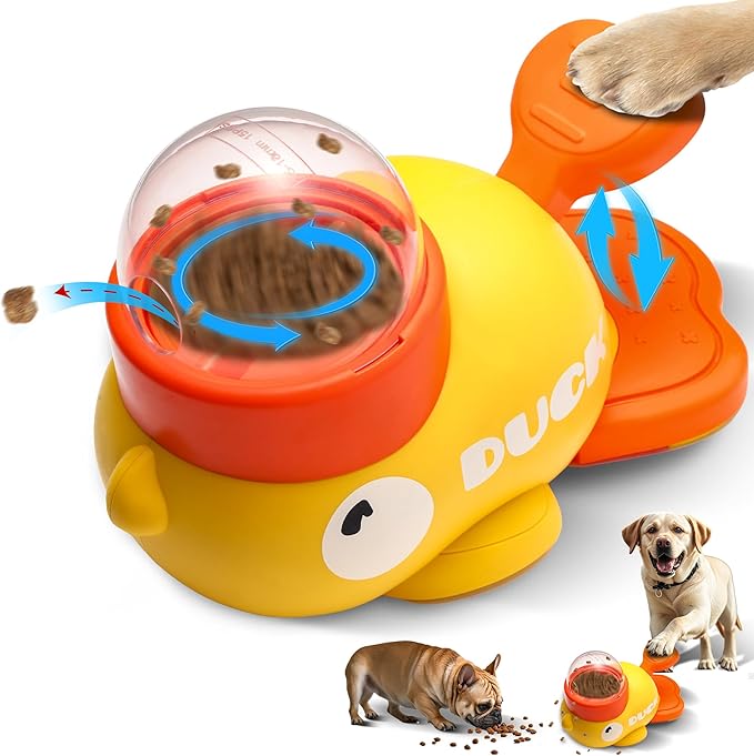 2-in-1 Dog Interactive Slow Feeder Dog Food