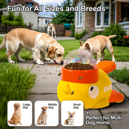 2-in-1 Dog Interactive Slow Feeder Dog Food