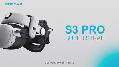 BOBOVR S3 Pro Super Strap - For Quest 3 & 3S